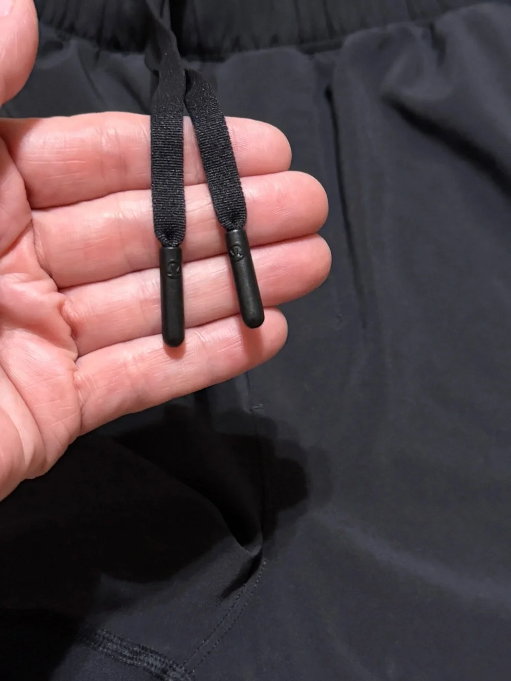 lululemon athletica Black Athletic Running Shorts- Liner Removed Mens Small